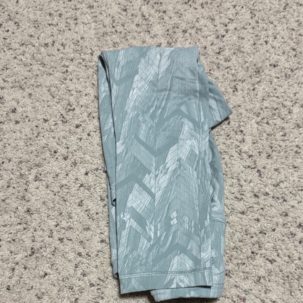 lululemon athletica Gray Patterned Leggings